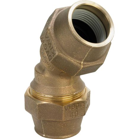 Viega Maxiplex-codo 45 grados, d 63mm bronce rojo Modelo 9026, 712792