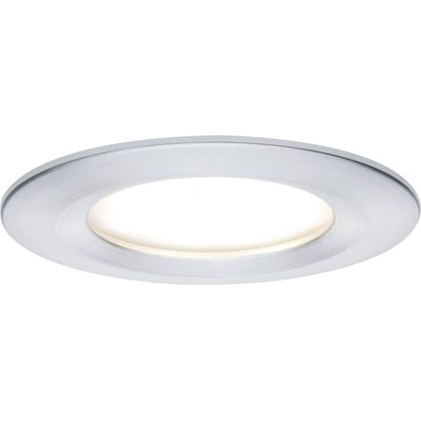Paulmann Nova Spot encastrable pour salle de bains LED CEE: G (A - G) LED 6 W IP44 Aluminium (tourné) D659101 (1/5)