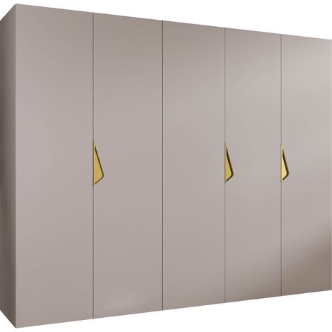 Armoire Hartford 621, Cachemire, 202x250x52cm, Portes d'armoire: Avec des charnières, Nombre d'étagères: 0 (1/5)