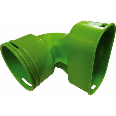 Wolf Adaptateur d'angle CWL Transition 75mm rond vers 50x100 Conduit plat, 2577347