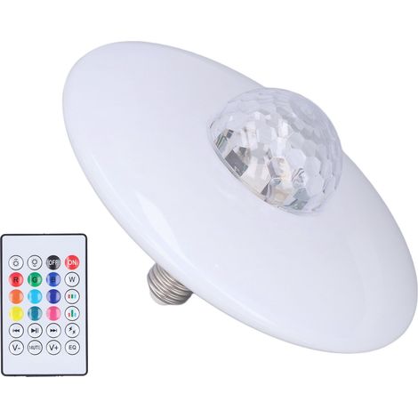Projecteur LED avec Bluetooth, effet de vague dynamique, culot E27, RGB, télécommande, 24 W, 85-265 V (1/5)