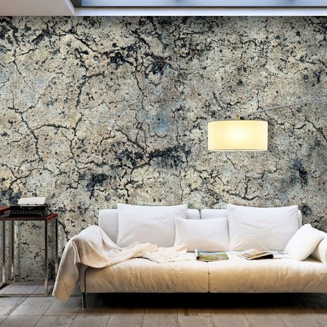 Papier peint adhésif Pierre fissurée - 343 x 245 cm (1/4)