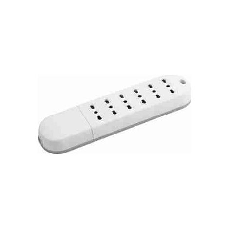 BTI3659D Multipresa SLIM6 bipasso senza cavo - bianca
