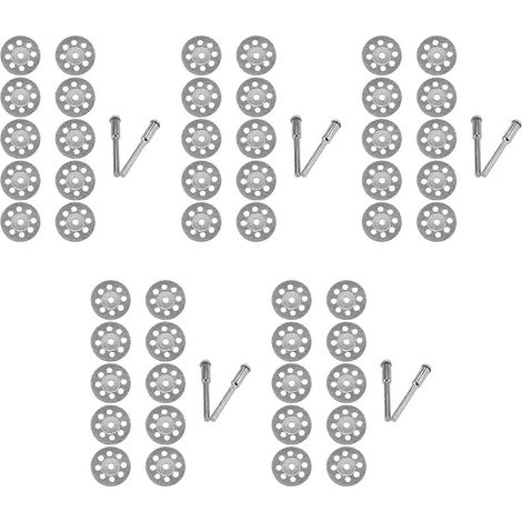 Lot de 50 disques de coupe diamantés de 20 mm pour meuleuse à métaux, mini-scie circulaire pour perceuse et outil rotatif (1/5)