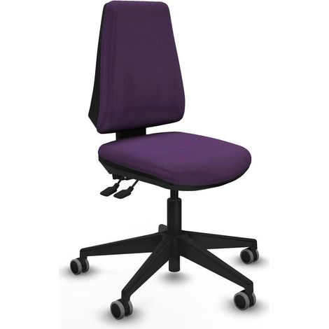 Piqueras y Crespo Silla de Oficina Morado Con Altura Ajustable