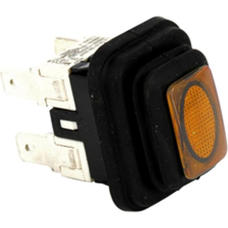 INTERRUTTORE 4 CONTATTI BIPOLARE LUMINOSO ARANCIO PER MACCHINA DIDIESSE FROG