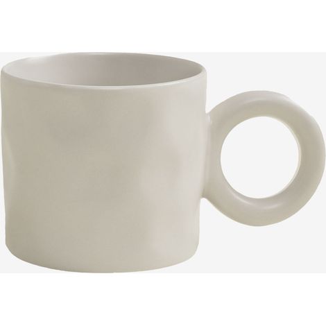 Pack de 2 tasses à café en new bone china 30 cl Guisla SKLUM Tapioca Beige (1/5)