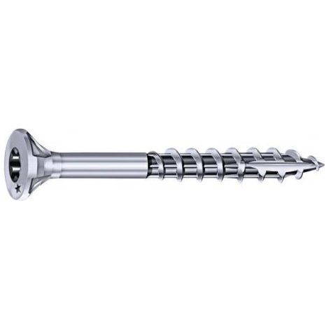 Rocket – Vis à bois inox A2 tête fraisée TX filetage partiel – 4.50 mm – Longueur 45 mm – Boîte de 200 vis pour agglomérés (1/2)