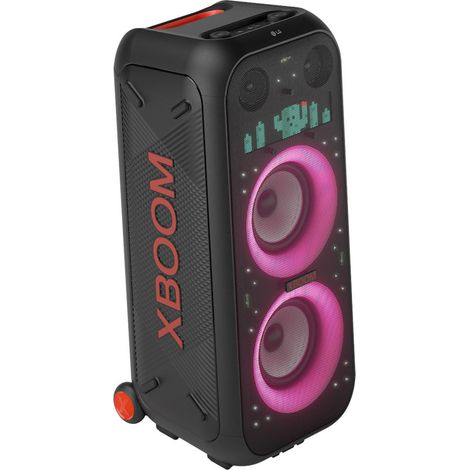 Enceinte Bluetooth, karaoké Party Box avec éclairage Dynamique intégré, Portable à roulettes XL9 (1/5)