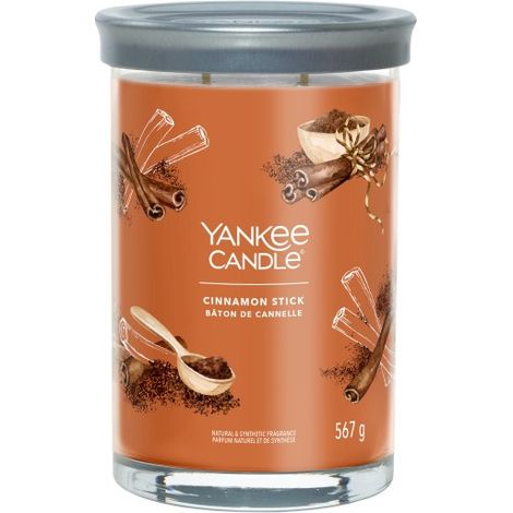 Vela aromática Cinnamon Stick - Yankee Candle Signature - Vela de dos mechas en vaso - Novedad de 2022 (1/2)