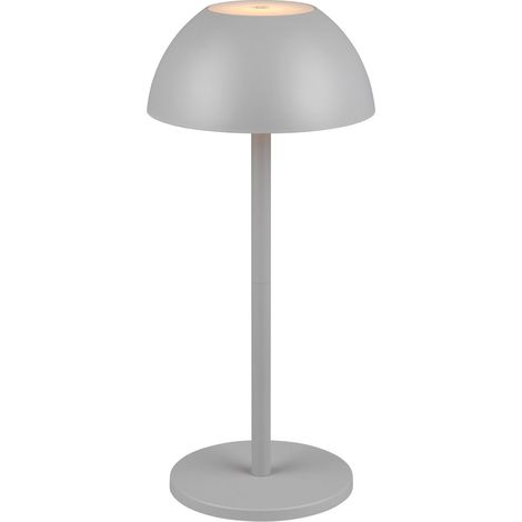 Lampe de table LED rechargeable REALITY Ricardo R54106177 gris, IP54, 1,7 W, 240 lm, 3000 K (1/5)