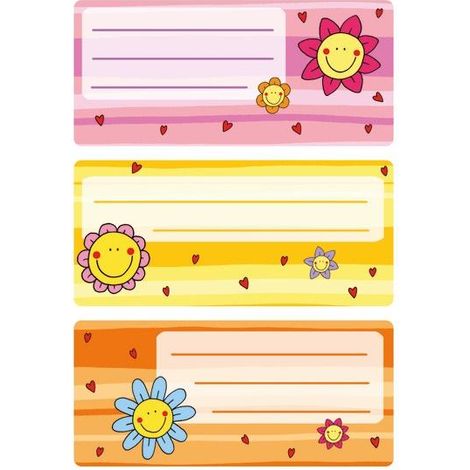 Adesivi scolastici - Sole, 9 pezzi