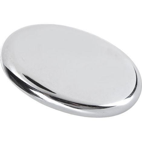 Plaque ovale en pierre térahertz de 62 x 44 x 10 mm, outil de massage et de grattage pour les soins de la peau (1/5)