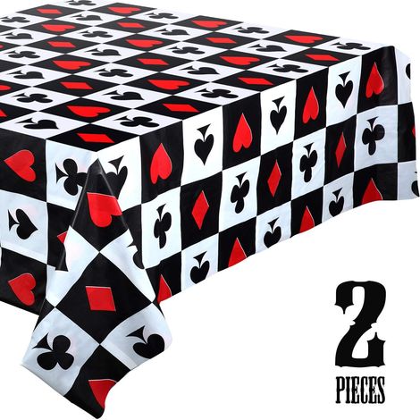 Nappe de partie de casino de pièce Nappe de partie de poker pour des décorations de partie de casino de Las Vegas (1/5)