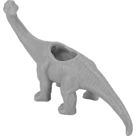 Dinosaurier-Tierblumentopf, Kaktus-Sukkulenten-Pflanztopf, Gartendekoration (Grau) (1/5)