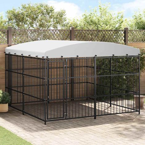 Niche extérieure pour chien avec toit 300x300x210 cm