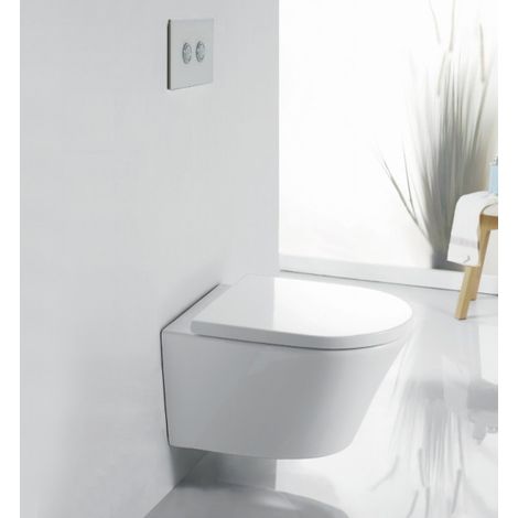 Inodoro suspendido rimless 1088R - tapa Softclose incluida:Estándar