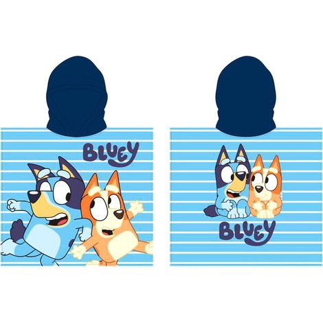 Poncho toalla Bluey microfibra