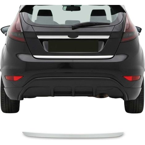Garniture de Hayon Coffre pour Ford Fiesta VI 2008-2019 acier inox (1/5)