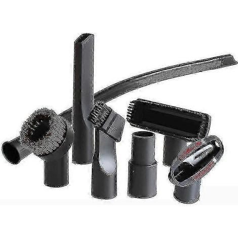 Kit d'accessoires 7 en 1 pour aspirateur : brosse, embout, suceur plat, outil pour escaliers, 32 mm et 35 mm. Durable et fiable. (1/5)