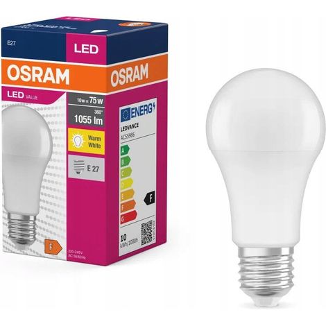 Lampe Osram a75 LED 10W 1055 Lumen