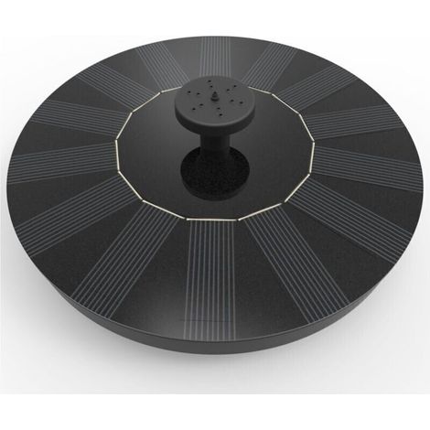 Fontaine de jardin. Solatec Fontaine Solaire Pompe à énergie Solaire 1.4 W - Pompe Submersible pour Bassin. Piscine. Jardin. Aquarium. (1/5)