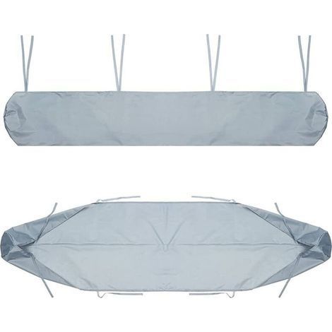 Auvent DeTerrasse, De Terrasse De Rangement Housse Auvent, Protection La Neige Anti-poussiere en Imperméable(3m,Silver) (1/5)