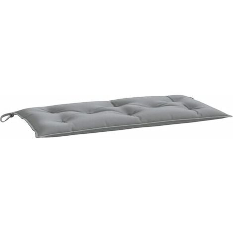 Coussin gris pour banc de jardin, 110x50x7 cm, tissu Oxford. (1/5)