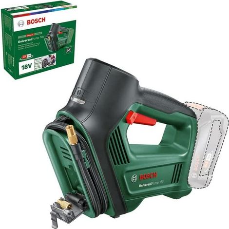 Compressore a batteria portatile 18V per pneumatici, palloni e piccoli gonfiabili batteria NON inclusa Universal Pump BOSCH