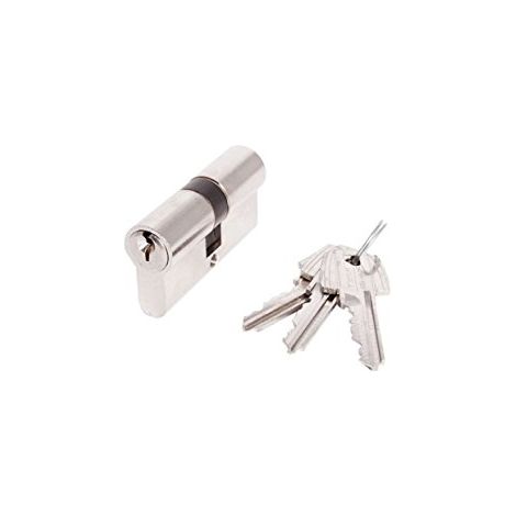 Tesa Assa Abloy, 52003030N, Cilindro standard, TE5, camma corta, chiave - Chiave, nichelata, 30 x 30 mm (1/4)