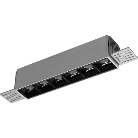 Trimless techo SIGMA LED SMD 6W 637lm CRI80 4000K 48º Gris