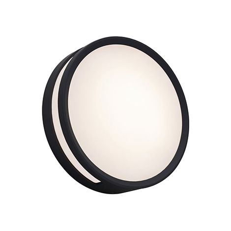 Plafoniera esterna Lutec ROLA nera LED 13W 3000K IP54 (1/2)