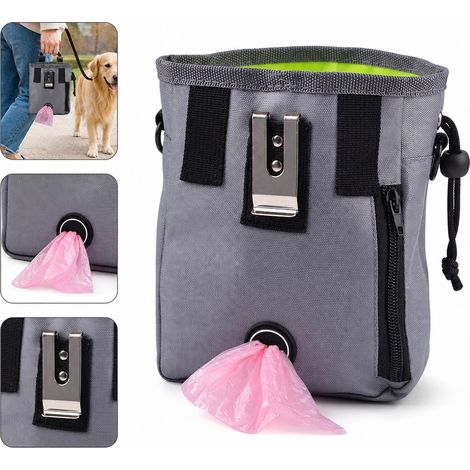 Ramasse Dejection Chien 2 en 1 Pince Clip et Sac Inclus ABS PP Beige 14 x 24 cm (1/5)