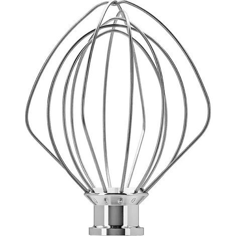 Schneebesen aus Metall für KitchenAid 4,5- und 5-Liter-Küchenmaschinen, Schneebesen für KitchenAid-Küchenmaschinen, Eiercreme-Mixer (1/5)