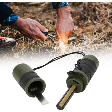 Multifunktionaler Feuerstarter aus Magnesiumstahl zum Heizen beim Wildcampen (1/5)