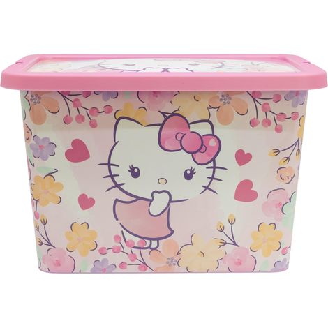 Stor Hello Kitty - Scatola portaoggetti con chiusura a scatto da 7 litri (1/5)