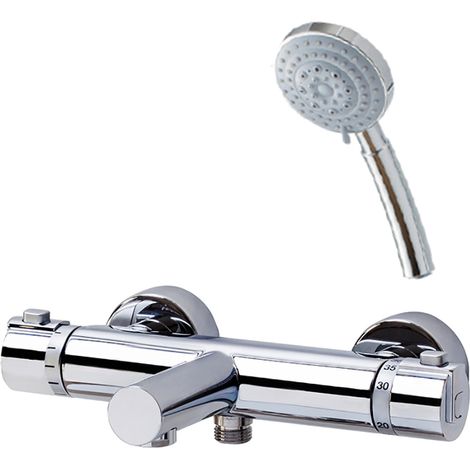 galindo pysa 50041000 grifo baño-ducha termostática con accesorios de ducha (1/2)