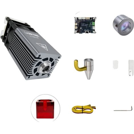 Module Laser, Longueur d'Onde 450nm, Mise au Point Ajustable, LT-40W-AA (1/2)