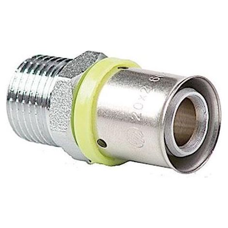Arco Raccord fixe mâle press 20 mm 3/4 pouce haute qualité