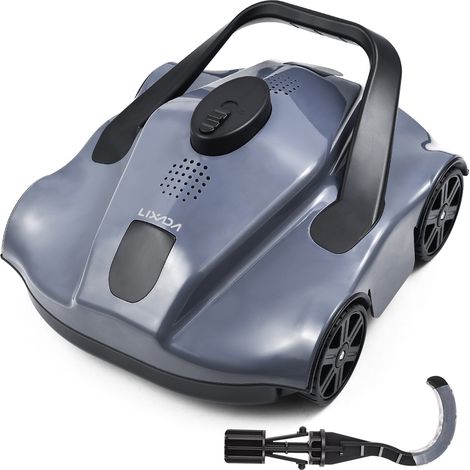 Nettoyeur robotique automatique pour piscine – Aspirateur robotique sans fil pour piscines enterrées à fond plat (1/5)