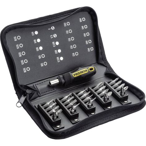 Proxxon Mini-FLEX-DOT-Griff 22730 Kit inserti incl. porta inserti (1/4)