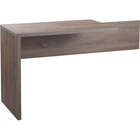Allungo per scrivania Elegante in legno Effetto 3D da ufficio e stanzetta -Tartufo (1/4)