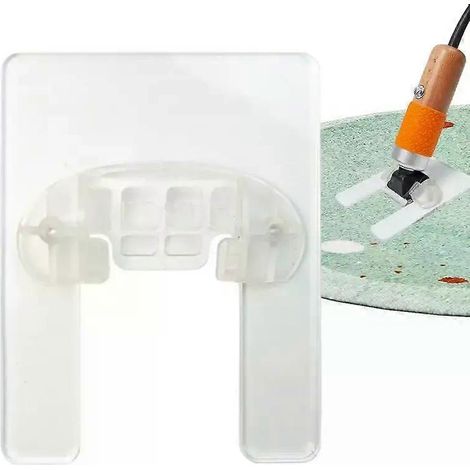 Scherführung für Teppichtrimmer, Teppichtufting-Halterung, Acryl-Schermaschinenbasis, transparent, hält Teppich einheitlich für Zuhause (1/4)