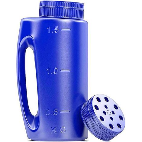 1 Épandeur manuel, Couvercle réglable, Plastique durable, Pour jardin, Allées (1/5)