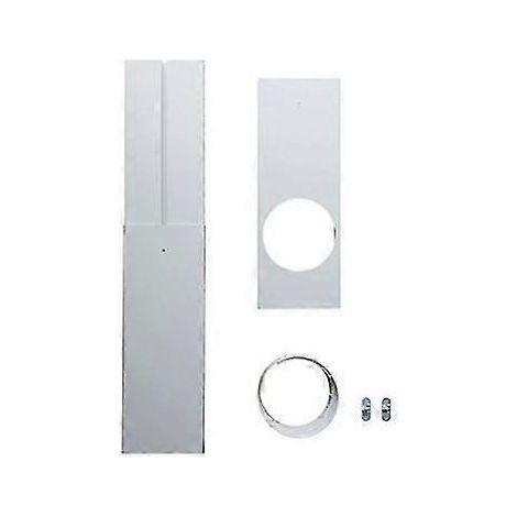 Plaque déflecteur universelle pour conduit d'évacuation en plastique, kit de ventilation fenêtre, sortie d'air anti-refoulement pour hotte et extracteur (1/5)