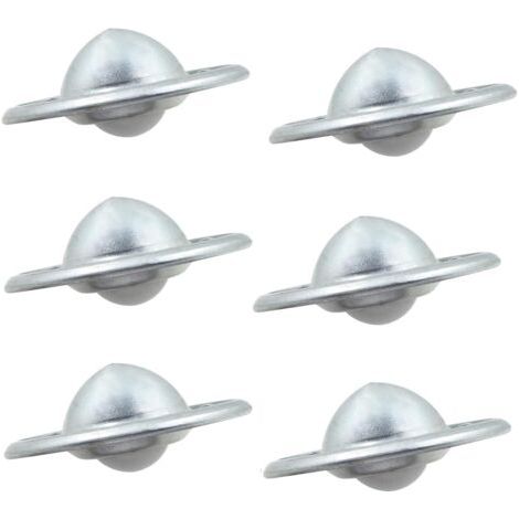 6 Roulement Billes Roulettes Meubles Roulements - Nylon Transfert Boules Robuste AssembléS Bagages Chariot Coulissant Convoyeur SystèMes D'Alimentation éLectrique Espacement Trous (1/5)