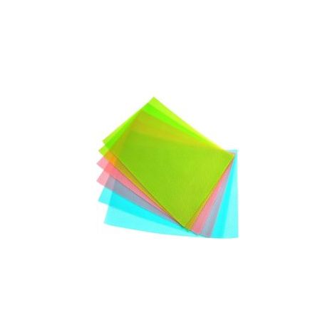 Tapis de réfrigérateur antibactériens, absorbant l'humidité et les odeurs, antidérapants, lavables et découpables. Lot de 3 tapis de réfrigérateur (29 x 45 cm). (1/5)