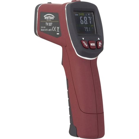 Testboy TV 327 Infrarot-Thermometer Optik 30:1 -50 - +760 °C Berührungslose IR-Messung, Kontaktmes