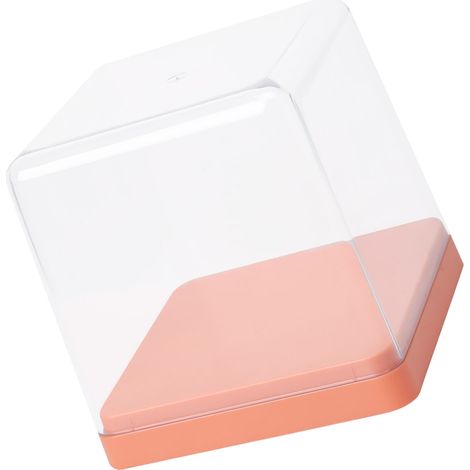 Aufbewahrungsbox für Skulpturen, transparenter Deckel, staubdicht, stapelbar, orange (1/5)