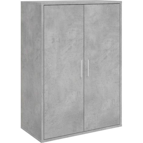 vidaXL Sideboard Concrete Grey 60x31x84 cm Engineered Wood